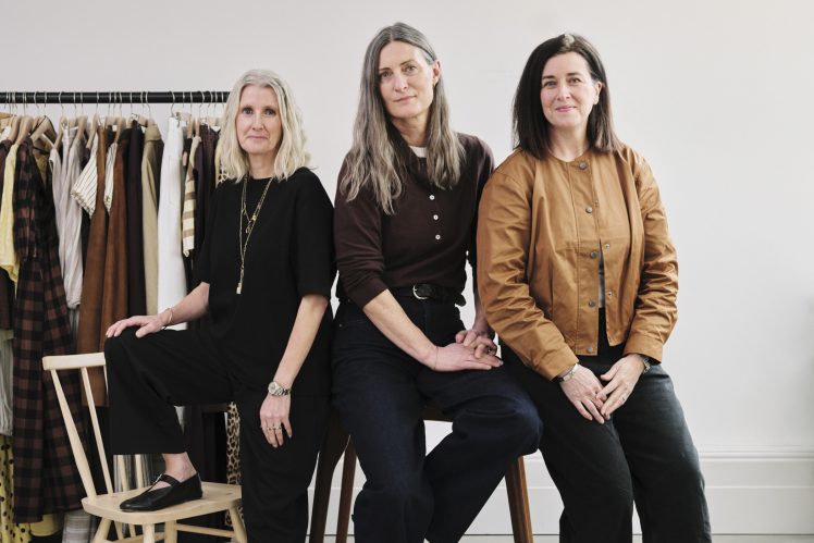 Albaray founders (L-R) CEO Paula Stewart, chief creative officer Karen Peacock and chief commercial officer Kirstie Di Stazio