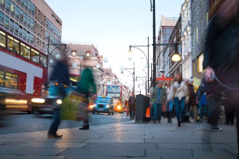 Image of UK high street